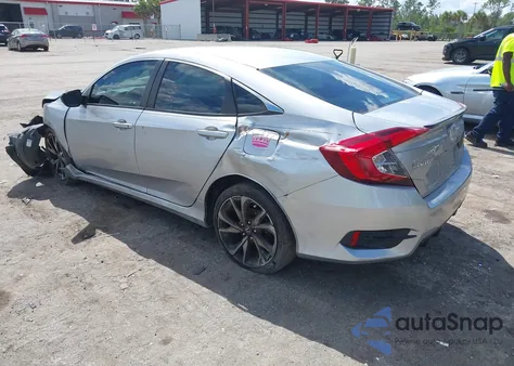 2020 Honda Civic Sport z USA, uszkodzony, nr VIN 2HGFC2F81LH594612